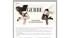 Desktop Screenshot of gerbe.co.uk